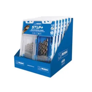 ESPOSITORE PUNTE RETTIFICATE STEP+ ATTACCO 1/4" HEX 01406