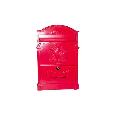 CASSETTA POSTALE IN ALLUMINIO PER ESTERNI "RESIDENCE" ROSSA
