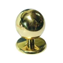 POMOLO PER PORTONCINO A SFERA IN OTTONE LUCIDO