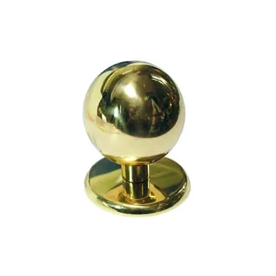 POMOLO PER PORTONCINO A SFERA IN OTTONE LUCIDO