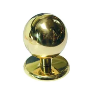 POMOLO PER PORTONCINO A SFERA IN OTTONE LUCIDO