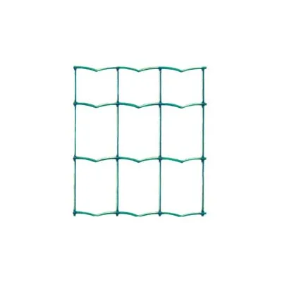 RETE ELETTROSALDATA ZINCATA PLASTIFICATA VERDE ONDULATA "NOVAPLAX"