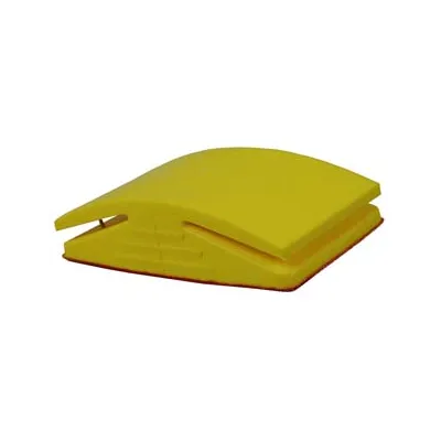 TAMPONE IN GOMMA PER CARTA ABRASIVA CON FISSAGGIO MANUALE E VELCRO