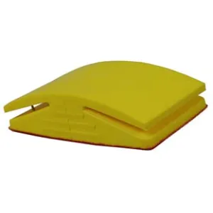 TAMPONE IN GOMMA PER CARTA ABRASIVA CON FISSAGGIO MANUALE E VELCRO