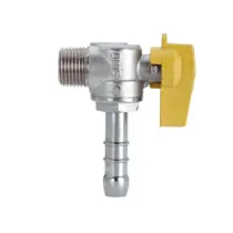 RUBINETTO GAS MASCHIO 1/2" PER METANO