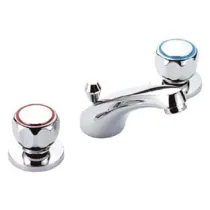 BATTERIA LAVABO SERIE SCUDETTO SCARICO AUTOMATICO
