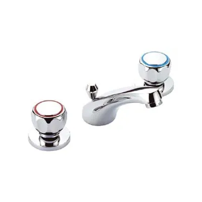 BATTERIA LAVABO SERIE SCUDETTO SCARICO AUTOMATICO