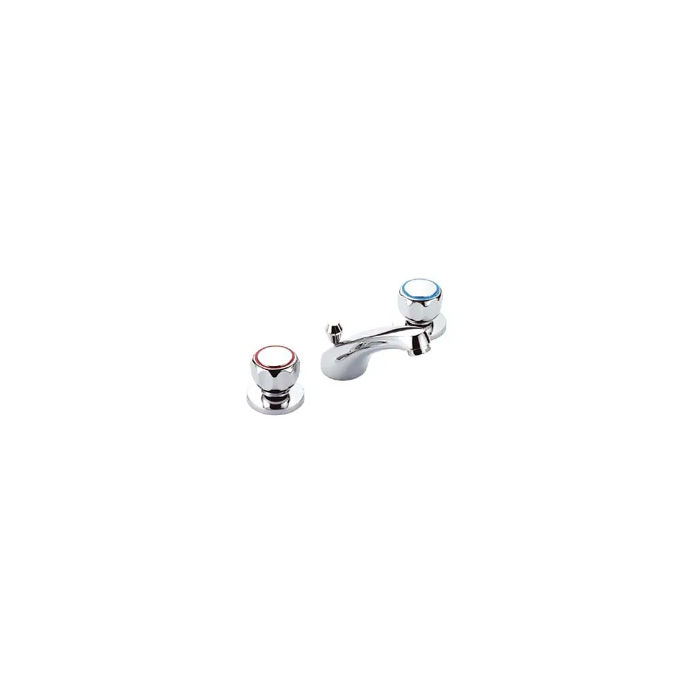 BATTERIA LAVABO SERIE SCUDETTO SCARICO AUTOMATICO