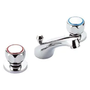 BATTERIA LAVABO SERIE SCUDETTO SCARICO AUTOMATICO