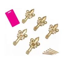 GANCI PER QUADRI GIGLIO ORO MM.33 IN BLISTER