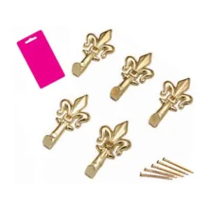 GANCI PER QUADRI GIGLIO ORO MM.33 IN BLISTER