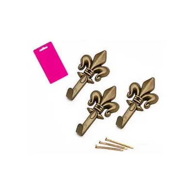 GANCI PER QUADRI GIGLIO BRONZO MM.47 IN BLISTER