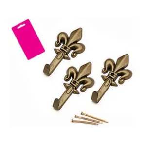 GANCI PER QUADRI GIGLIO BRONZO MM.47 IN BLISTER