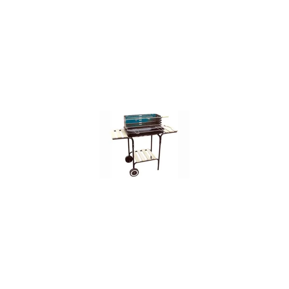 BARBECUE RETTANGOLARE CON PIANI LEGNO "CALIFORNIA"