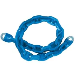CATENA ANTIFURTO CEMENTATA MAGLIA QUADRA RIVESTITA IN PLASTICA