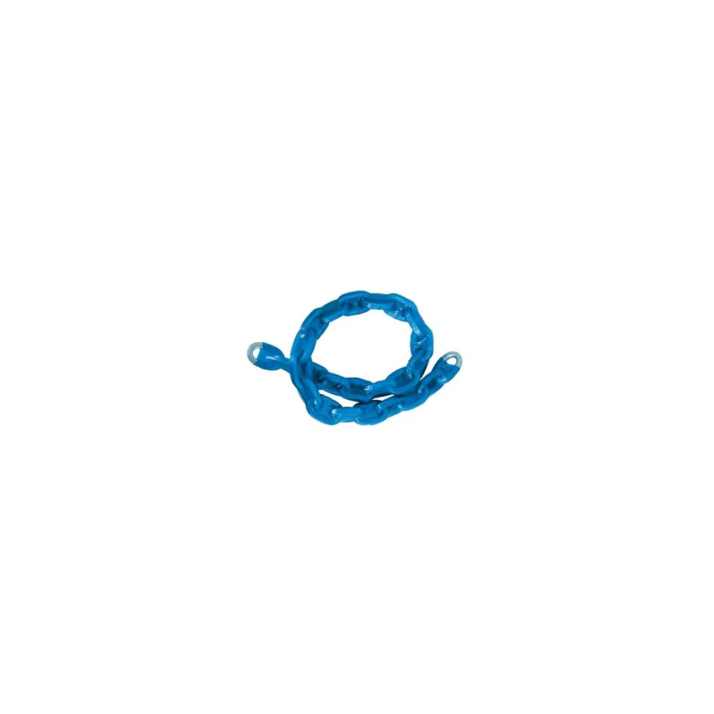 CATENA ANTIFURTO CEMENTATA MAGLIA QUADRA RIVESTITA IN PLASTICA