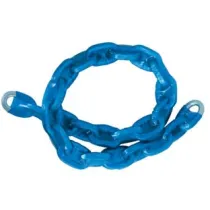 CATENA ANTIFURTO CEMENTATA MAGLIA QUADRA RIVESTITA IN PLASTICA