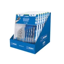 ESPOSITORE PUNTE RETTIFICATE PER LEGNO ATTACCO 1/4" HEX 05008