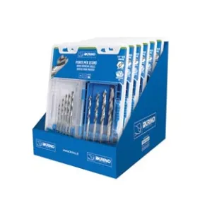 ESPOSITORE PUNTE RETTIFICATE PER LEGNO ATTACCO 1/4" HEX 05008
