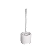 PORTASCOPINO WC TULIPANO IN PLASTICA ABS BIANCA