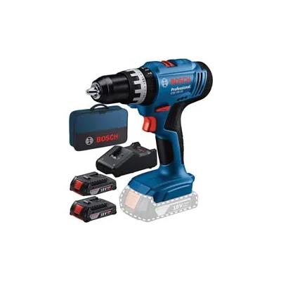 TRAPANO AVVITATORE 2 BATTERIE LITIO 18V PERCUSS. (GSB 18V-25)