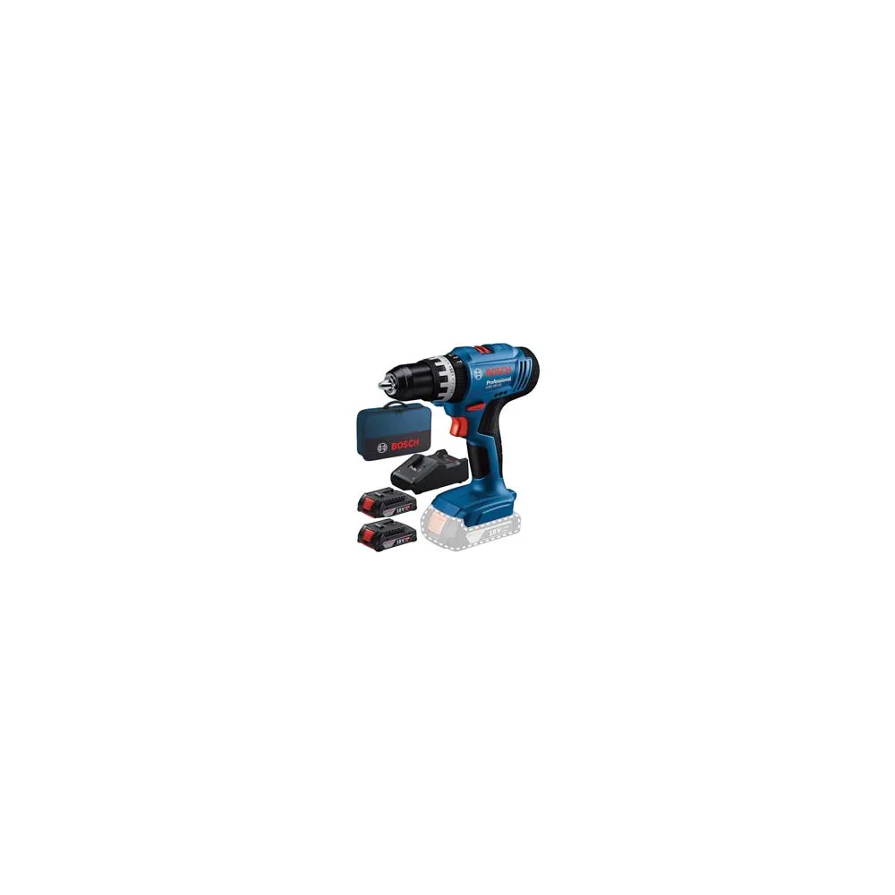 TRAPANO AVVITATORE 2 BATTERIE LITIO 18V PERCUSS. (GSB 18V-25)