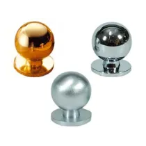 POMOLI PER MOBILI IN OTTONE A SFERA