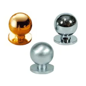 POMOLI PER MOBILI IN OTTONE A SFERA