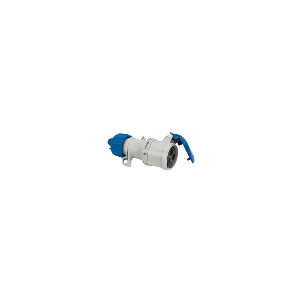 PRESA INDUSTRIALE VOLANTE ARGO BLU 2P+T 16A IP54