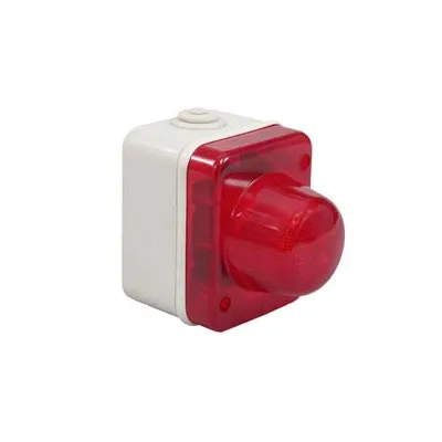 SEGNALATORE STATICO A PARETE ROSSO