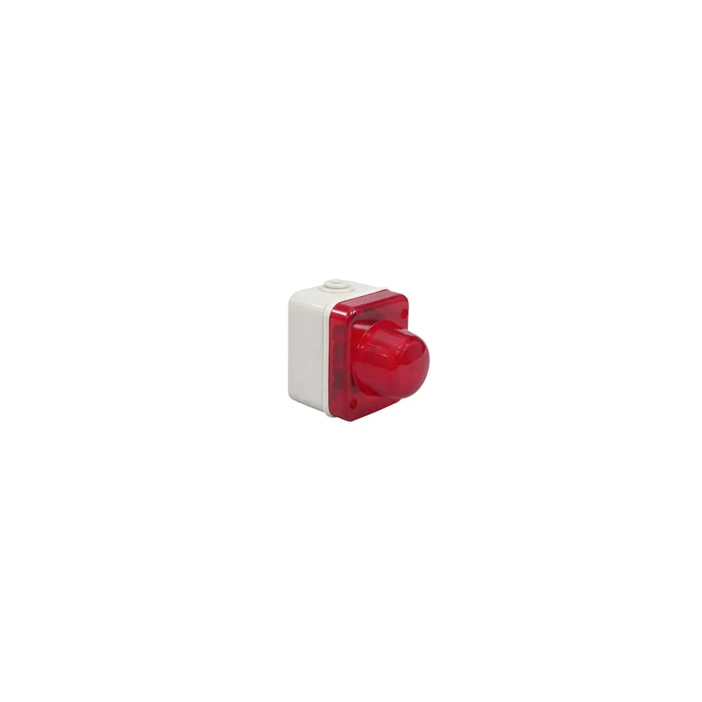 SEGNALATORE STATICO A PARETE ROSSO