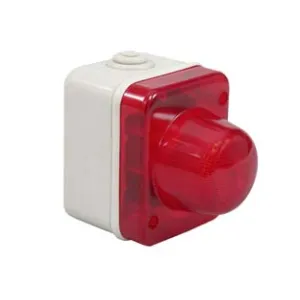 SEGNALATORE STATICO A PARETE ROSSO