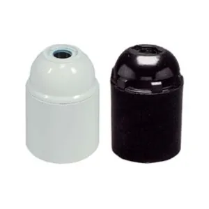 PORTALAMPADA E27 TERMOPLASTICO LISCIO
