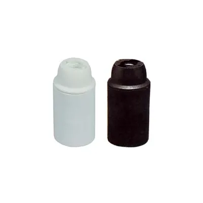 PORTALAMPADA E14 TERMOPLASTICO LISCIO