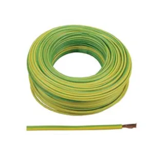 CAVO ELETTRICO UNIPOLARE ANTIFIAMMA GIALLO/VERDE