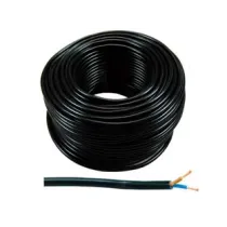 CAVO ELETTRICO BIPOLARE SIMILGOMMA NERO H05VV-F