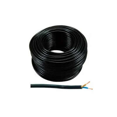 CAVO ELETTRICO BIPOLARE SIMILGOMMA NERO H05VV-F