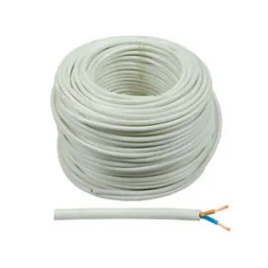 CAVO ELETTRICO BIPOLARE SIMILGOMMA BIANCO H05VV-F