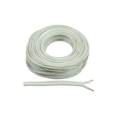 CAVO ELETTRICO BIPOLARE PIATTINA COSTA LARGA BIANCO