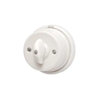 PORCELLANA INTERRUTTORE DEVIATORE 10A 250V IN PORCELLANA