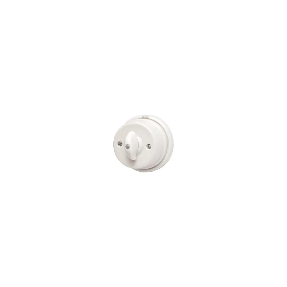 PORCELLANA INTERRUTTORE DEVIATORE 10A 250V IN PORCELLANA