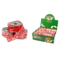 BOBINE DI NASTRO DECORATIVO ROSSO