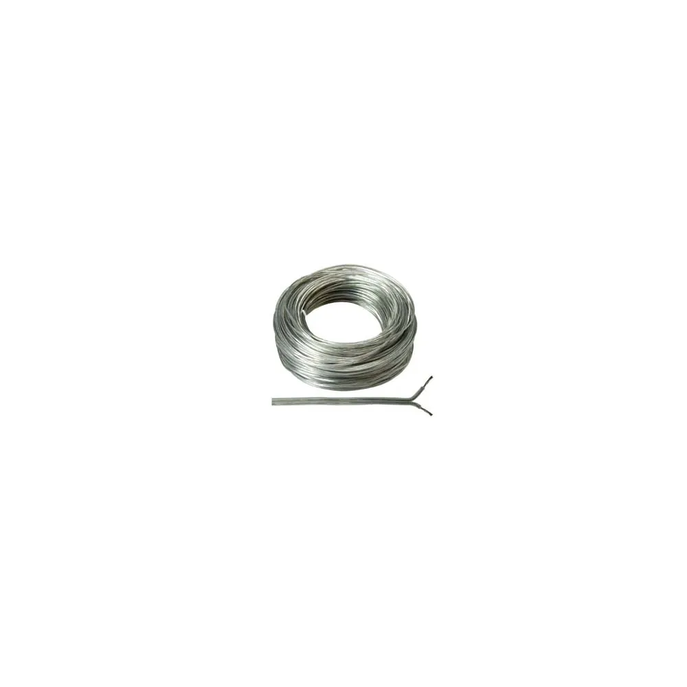 CAVO ELETTRICO BIPOLARE PIATTINA COSTA STRETTA ARGENTO