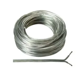 CAVO ELETTRICO BIPOLARE PIATTINA COSTA STRETTA ARGENTO
