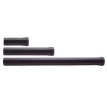 TUBO PER STUFE A PELLET PLUS NERO OPACO PESANTE MM.1