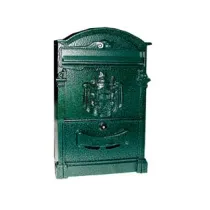 CASSETTA POSTALE IN ALLUMINIO PER ESTERNI "RESIDENCE" VERDE