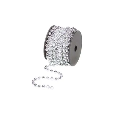 COLLANA IN PLASTICA IN BOBINA COLORE ARGENTO
