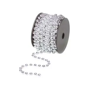 COLLANA IN PLASTICA IN BOBINA COLORE ARGENTO
