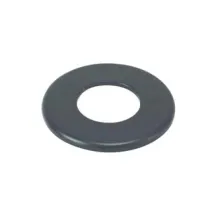 ANELLO PER STUFE A PELLET NERO OPACO PESANTE MM.1