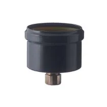 TAPPO SCARICO CONDENSA PER STUFE A PELLET NERO OPACO